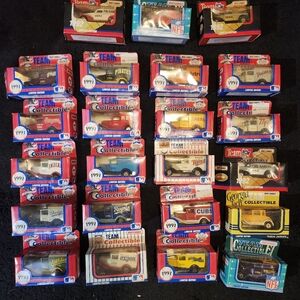Team collectables match box cars, individually or altogether sold